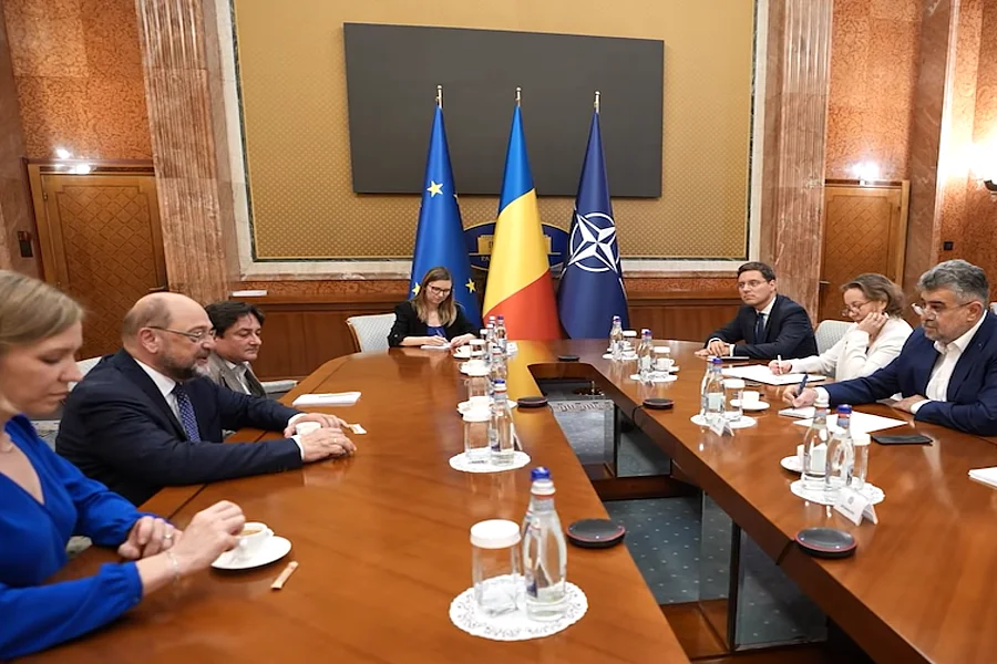 Meeting the Romanian Prime Minister