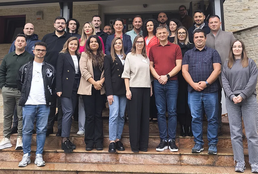 Group of participants and trainers
