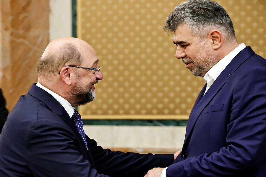 Meeting the Romanian Prime Minister