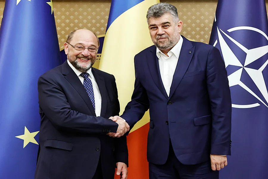 Meeting the Romanian Prime Minister, Marcel Ciolacu