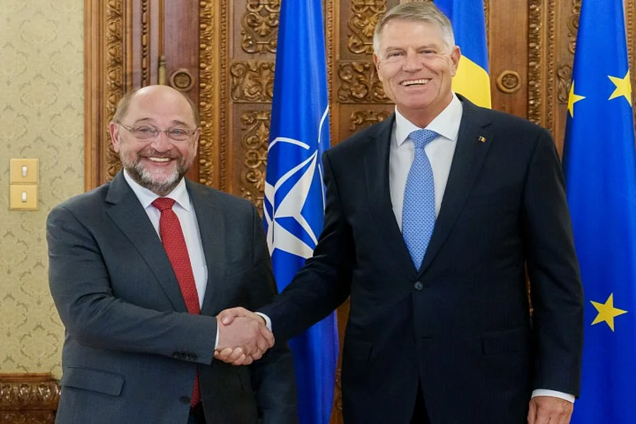 Meeting the Romanian President, Klaus Iohannis
