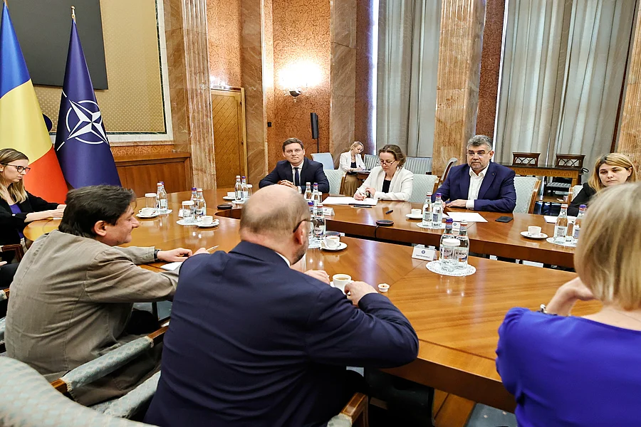 Meeting the Romanian Prime Minister