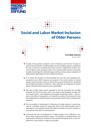 Social and labor market inclusion of older persons