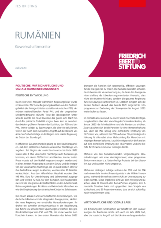 Rumänien : Gewerkschaftsmonitor